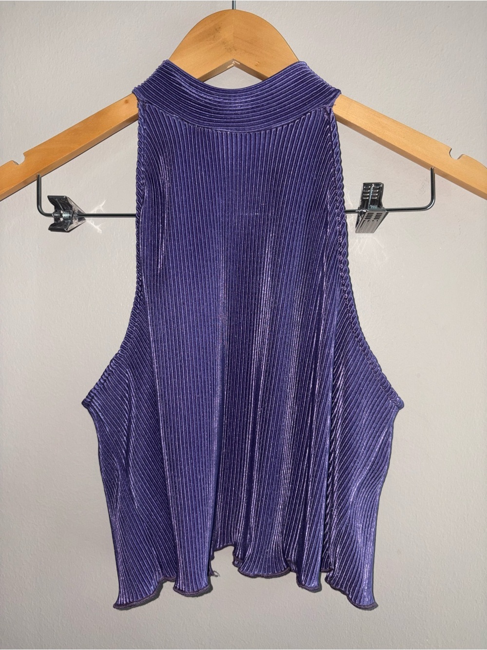 skyLar Rose - Sleeveless Ribbed Mock Neck Top & Shorts Set in Purple